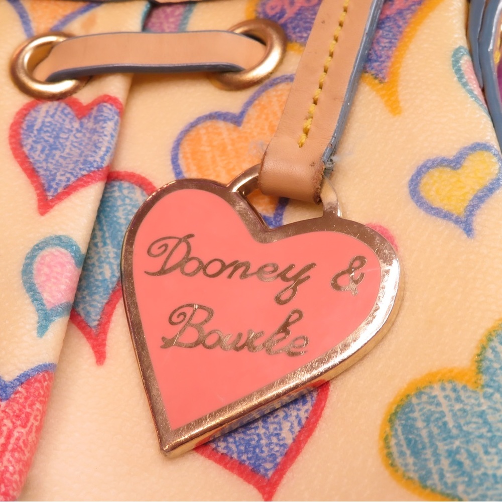 Dooney and Bourke Y2K Monogram Pink Heart Bag - Picture 3 of 6